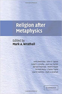 Religion after metaphisics