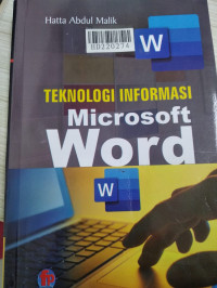Teknologi informasi microsoft word