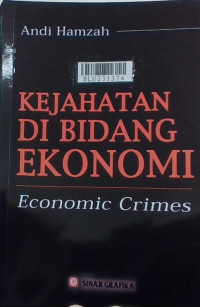 Kejahatan di bidang ekonomi (economic crimes)