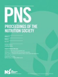 Proceedings Of The Nutrition Society (volume 77)