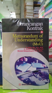 Perancangan kontrak & memorandum of understanding (MoU)