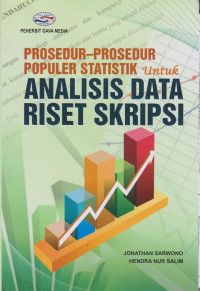Prosedur-prosedur populer statistik untuk analisis data riset skripsi