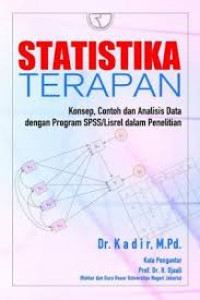 Statistika terapan : konsep, contoh dan analisis data dengan program SPSS/Lisrel dalam penelitian