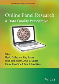Online panel research :a data quality perspective