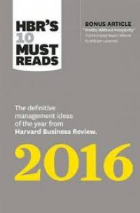 the Definitive management ideas of the year from harvard business review 2016