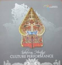 Indonesian heritage culture performance