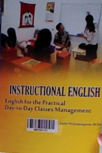 Instructional English: English for the practical day-to-day classes management