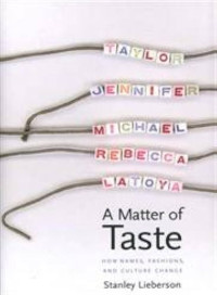 A matter of taste: how names, fashions, and culture change