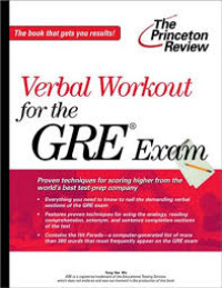 Verbal workout for the GRE exam
