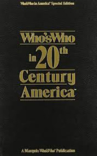 Who's who in the 20th century America