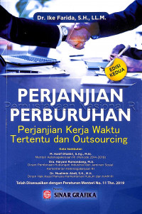 Perjanjian perburuhan : perjanjian kerja waktu tertentu dan outsourcing