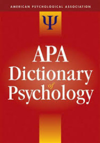 APA dictionary of psychology