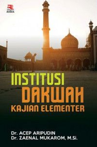 Institusi dakwah kajian elementer