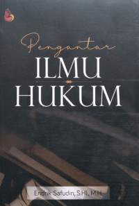 Pengantar ilmu hukum