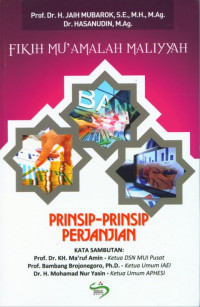 Fikih mu'amalah maliyyah : prinsip-prinsip perjanjian