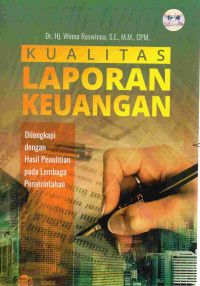 kualitas laporan keuangan dilengkapi dengan hasil penelitian pada
