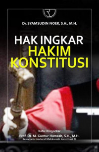 Hak ingkar hakim konstitusi