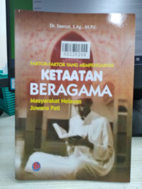 Faktor-faktor yang mempengaruhi ketaatan beragama masyarakat nelayan Juwana Pati