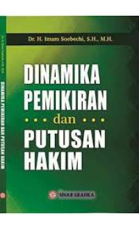 Dinamika pemikiran dan putusan hakim