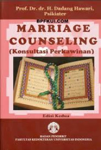 Marriage counseling = konsultasi perkawinan