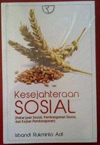 Kesejahteraan sosial : pekerjaan sosial, pembangunan sosial, dan kajian pembangunan