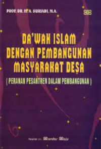 Da'wah Islam dengan pembangunan masyarakat desa