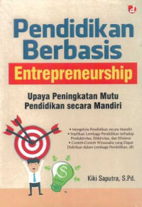 Pendidikan berbasis entrepreneurship