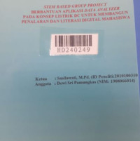 STEM based group project berbantuan aplikasi data analyzer pada konsep listrik DC untuk membangun penalaran dan literasi digital