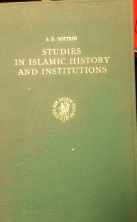 Studies in Islamic history and institutions