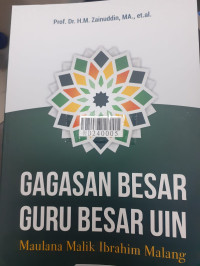 Gagasan guru besar UIN Maulana Malik Ibrahim (Jilid III)