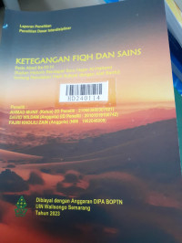 Ketegangan fiqh dan sains pada abad ke-10 H : kajian historis pendapat Ibnu Hajar al Haitami tentang penolakan hasil rukyat  dengan alat bantu