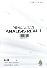 Pengantar analisis real 1