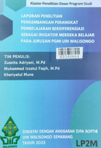 Pengembangan perangkat pembelajaran berdiferensiasi sebagai inisiator merdeka belajar pada jurusan PGMI UIN Walisongo