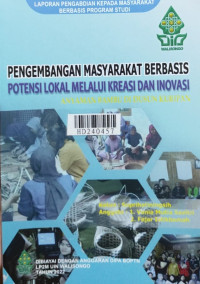 Pengembangan masyarakat berbasis potensi lokal melalui kreasi dan inovasi anyaman bambu di Dusun Kuripan