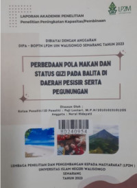 Perbedaan pola makan dan status gizi pada balita di daerah pesisir serta pegunungan