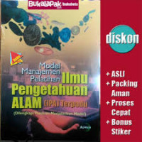 Model manajemen pelatihan ilmu pengetahuan alam (IPA) terpadu dilengkapi panduan menjalankan model