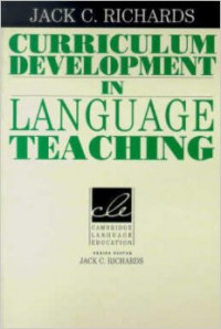 Curriculum development in language teaching