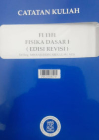 Catatan kuliah : FI 1101 fisika dasar I