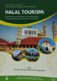 Halal tourism : pendorong inovasi halalpreneur dan relevansinya terhadap sustainable development goals (SDGs)