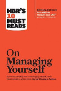 On managing yourself