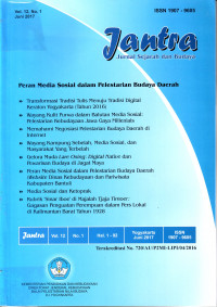 Jantra : jurnal sejarah dan budaya