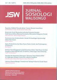 Jurnal sosiologi walisongo