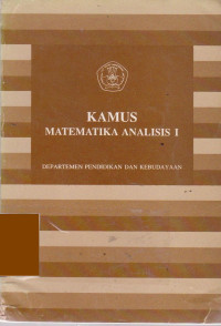 Kamus matematika analisis I