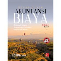 Dasar-dasar akuntansi biaya : buku 1