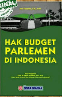 Hak budget parlemen di Indonesia