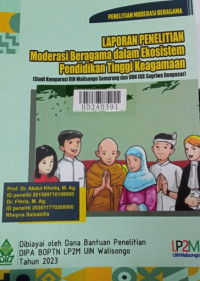 Moderasi beragama dalam ekosistem pendidikan tinggi keagamaan : studi komparasi UIN Walisongo Semarang dan UHN IGB Sugriwa Denpasar