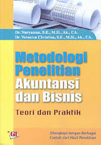Metodologi penelitian akuntansi dan bisnis: teori dan praktik dilengkapi dengan berbagai contoh dari hasil penelitian