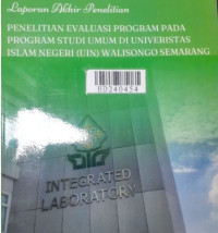 Penelitian evaluasi program program studi umum di Universitas Islam Negeri (UIN) Walisongo Semarang