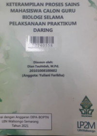 Keterampilan proses sains mahasiswa calon guru biologi selama praktikum daring