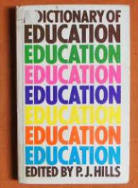A dictionary of education